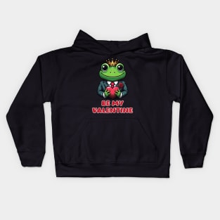 Frog Prince 63 Kids Hoodie